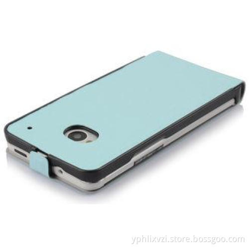 Super Slim Leather Flip Cover Frosted Shell Vertical HTC On